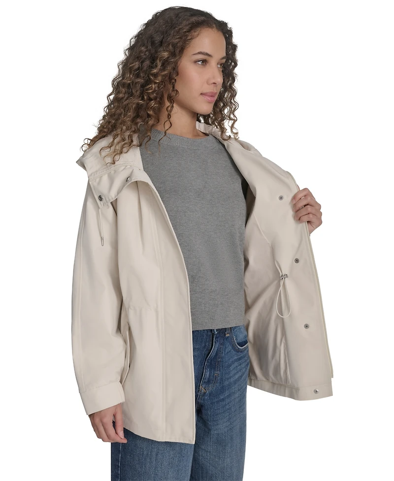 Levi's Women's Regular Raglan Sleeve Rain Parka Jacket