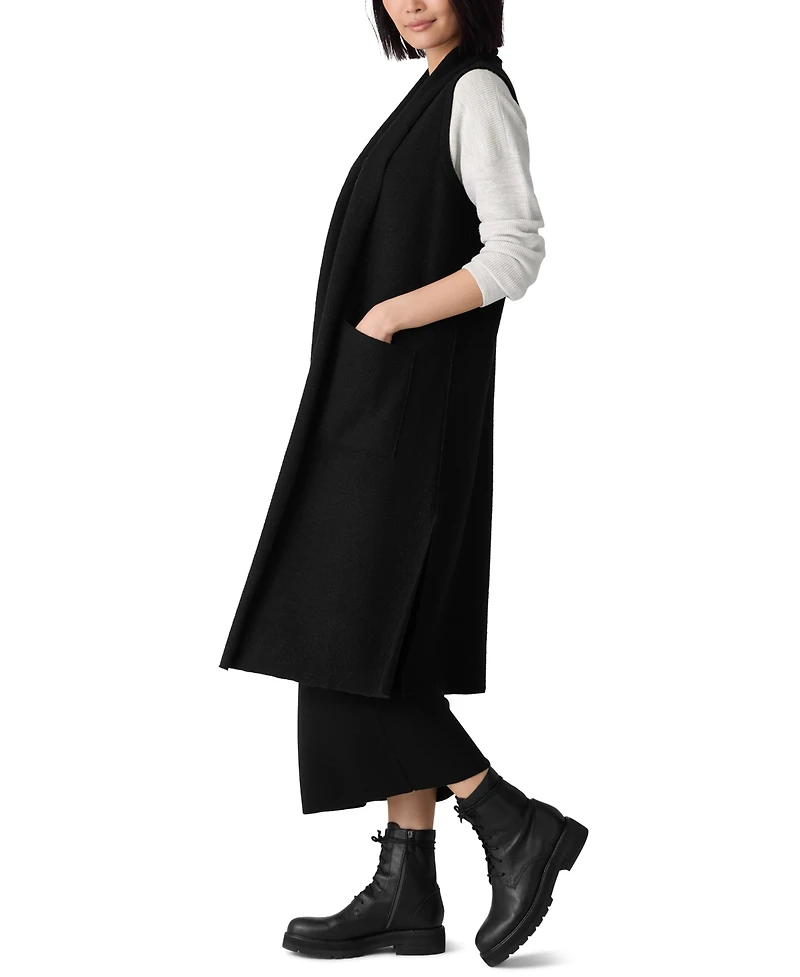 Eileen Fisher Women's Shawl Collar Vest