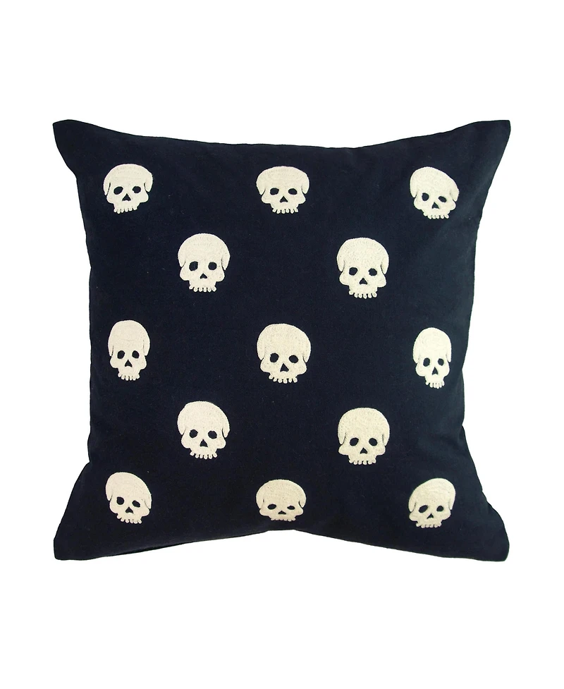 Halloween Skulls Accent Throw Pillow, 18" x 18"