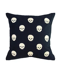 Halloween Skulls Accent Throw Pillow, 18" x 18"