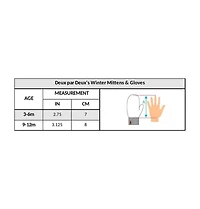 Deux par Deux Baby Unisex Infant Sherpa Mittens - Baby