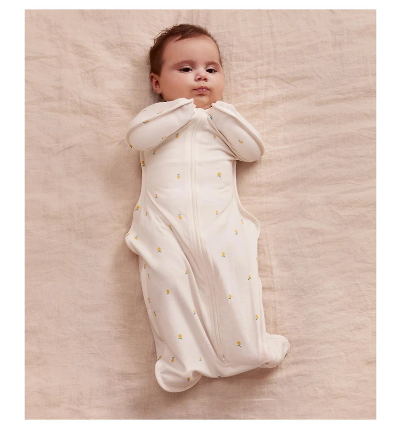 Love To Dream Swaddle Up Sleep Sack - Bamboo - 1.0 Tog - Lemons - Medium (13-19lbs)