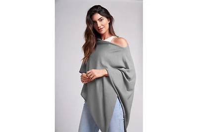 Caldwell Collection Women's Eva Lightweight knit Poncho
