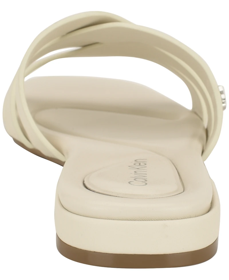 Calvin Klein Women's Tisha Slip-On Flat Sandals