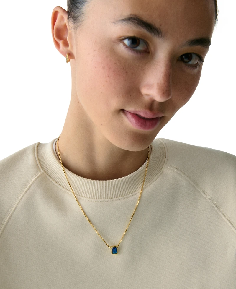 kate spade new york Cubic Zirconia Molten Pendant Necklace