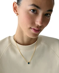 kate spade new york Cubic Zirconia Molten Pendant Necklace