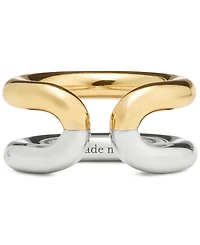 kate spade new york Two-Tone Interlock Ring