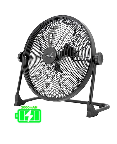 Vie Air 16 Inch Rechargeable Indoor/Outdoor Floor Fan (IPX4 Rated)