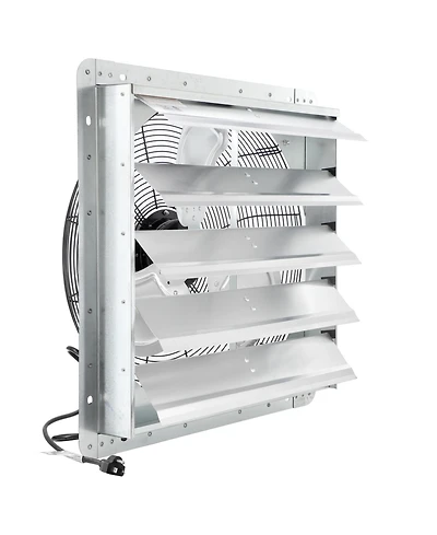 Vie Air 20 Inch Shutter Exhaust Fan with Power Cord