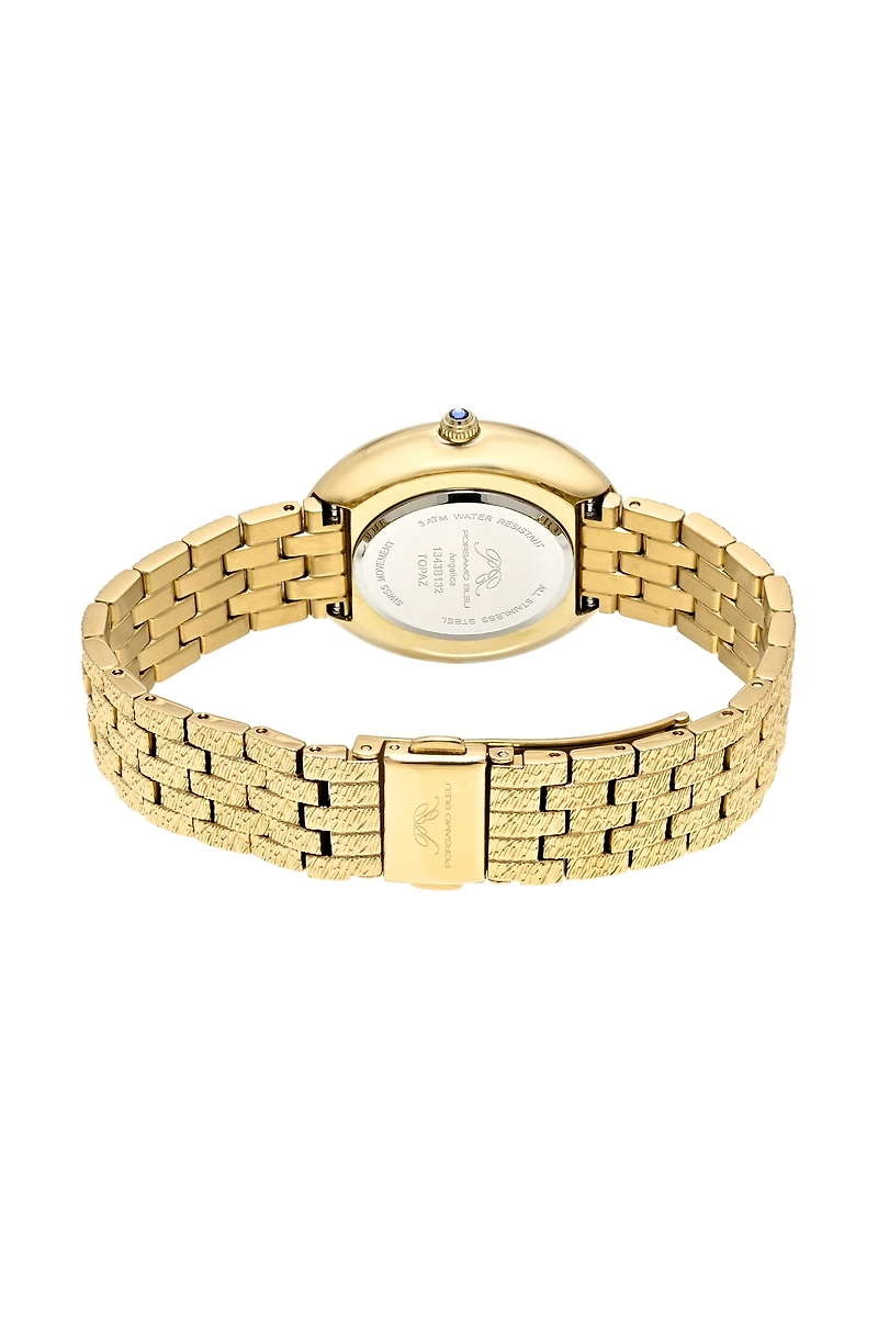 Porsamo Bleu Women's Angelica Stainless Steel Bracelet Watch 1343BANS