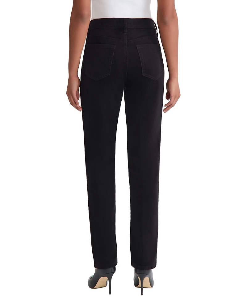 Jones New York Women's Fly Front Lexington Straight Jeans