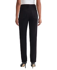 Jones New York Women's Fly Front Lexington Straight Jeans