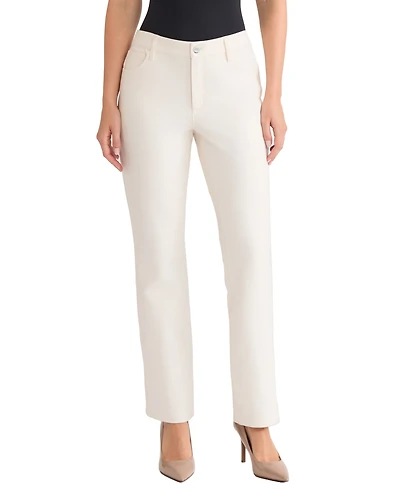 Jones New York Women's Lexington High Rise Straight Leg Pants