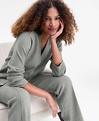 I.n.c. International Concepts Women's Rhinestone Drawstring-Waist Knit Pants, Macy's Exclusive