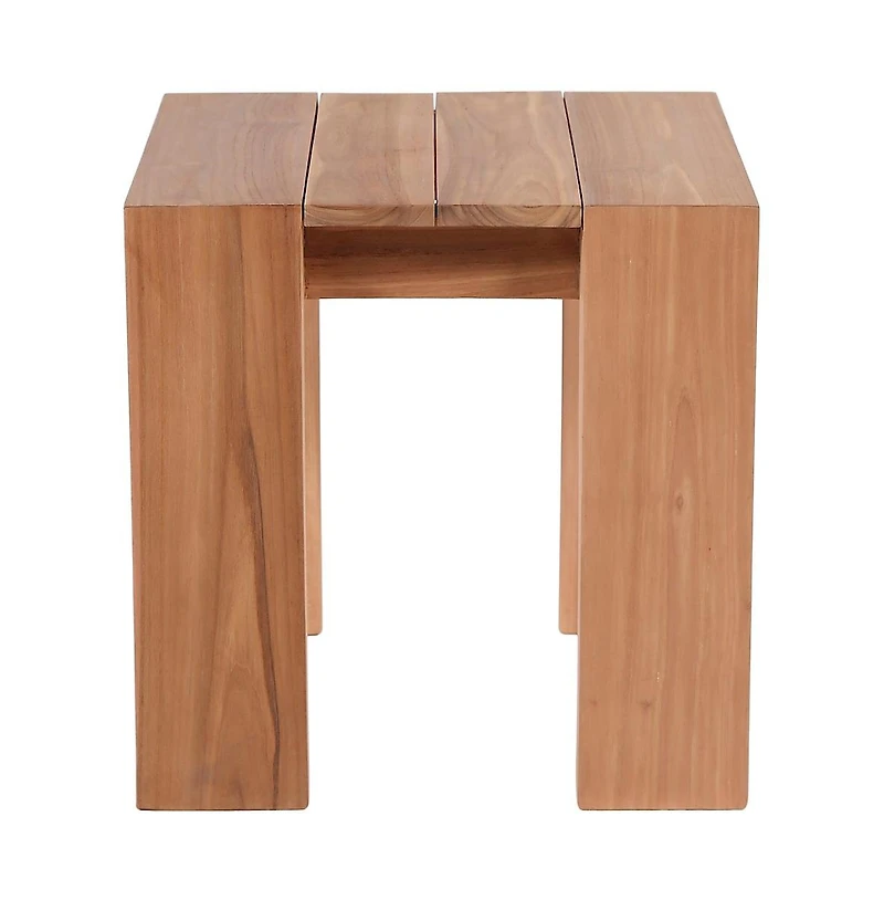 Meridian Furniture Tulum Teak Outdoor End Table