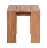 Meridian Furniture Tulum Teak Outdoor End Table