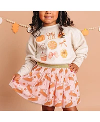Sweet Wink Toddler Girls Thankful Cutie Thanksgiving Sweatshirt