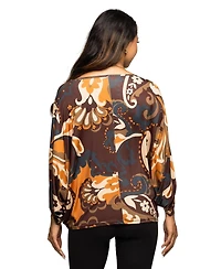 24seven Comfort Apparel Women's Maternity Dolman Sleeve Top