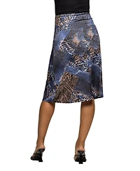 24seven Comfort Apparel Women's Maternity Knee Length Skirt