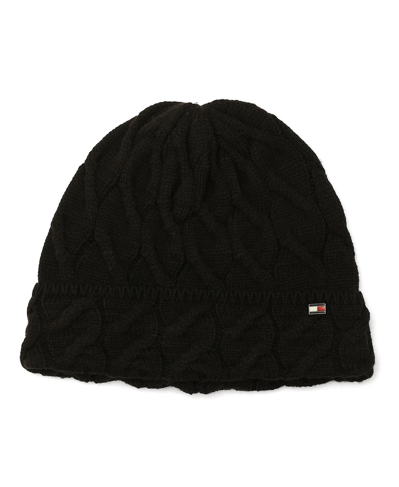 Tommy Hilfiger Men's Wide Cable Cuff Hat