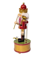 Kurt Adler 12-Inch Wind-Up Musical Butterfly Catcher Nutcracker