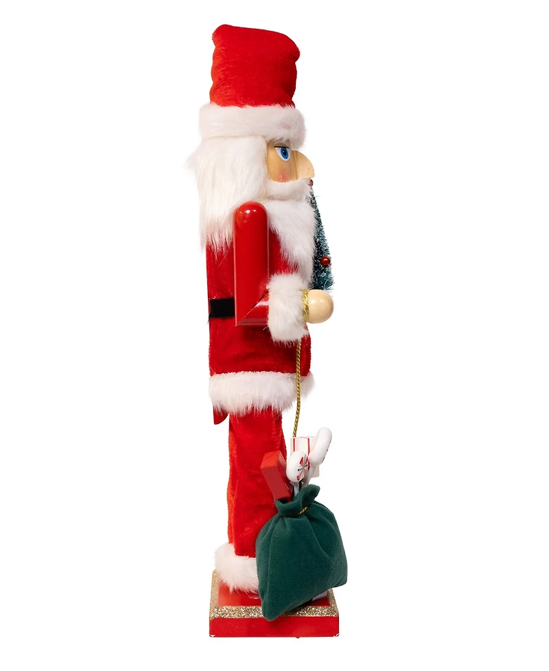 Kurt Adler 15-Inch Santa with Gifts and Tree Nutcracker