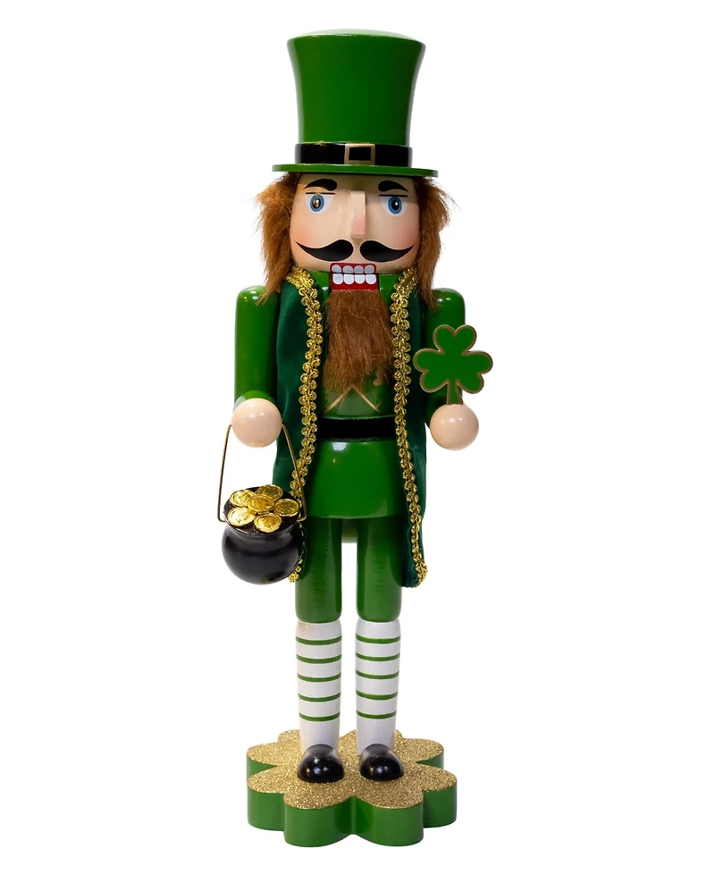 Kurt Adler 14-Inch Leprechaun Soldier Nutcracker