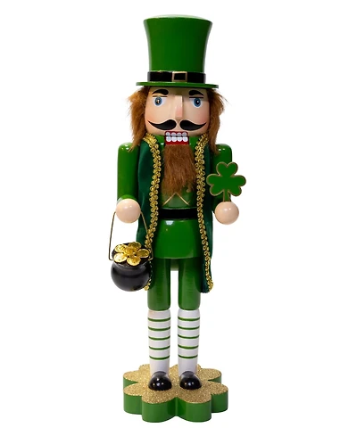 Kurt Adler 14-Inch Leprechaun Soldier Nutcracker
