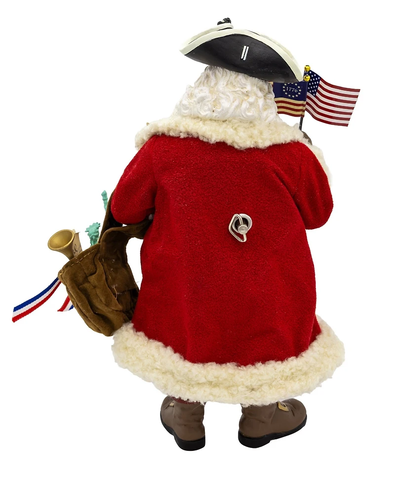 Kurt Adler 11-Inch Fabriche 250th Anniversary of America Musical Santa