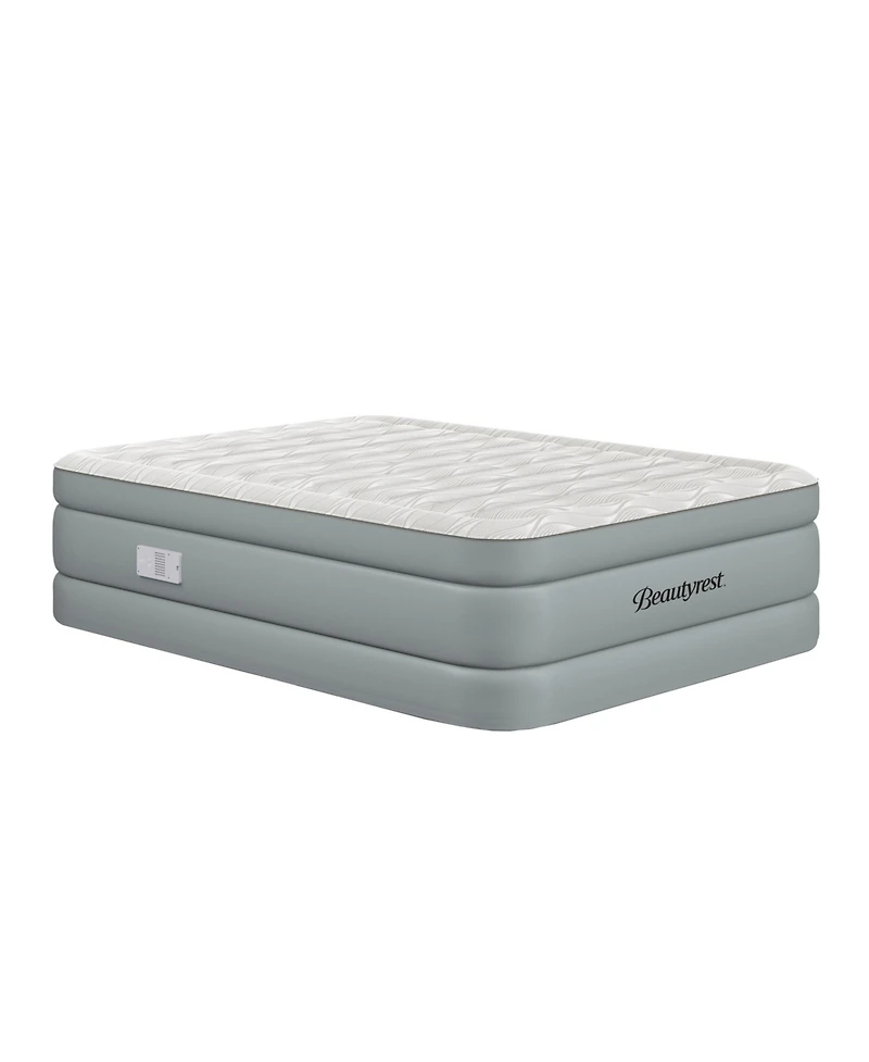 Beautyrest 20 in. Luxaire Raised Air Mattress with Cool Vent Top, Auto Shutoff Pump