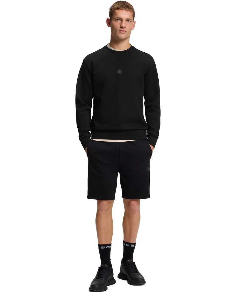Boss by Hugo Men's Monogram Cotton-Blend Sweatshirt