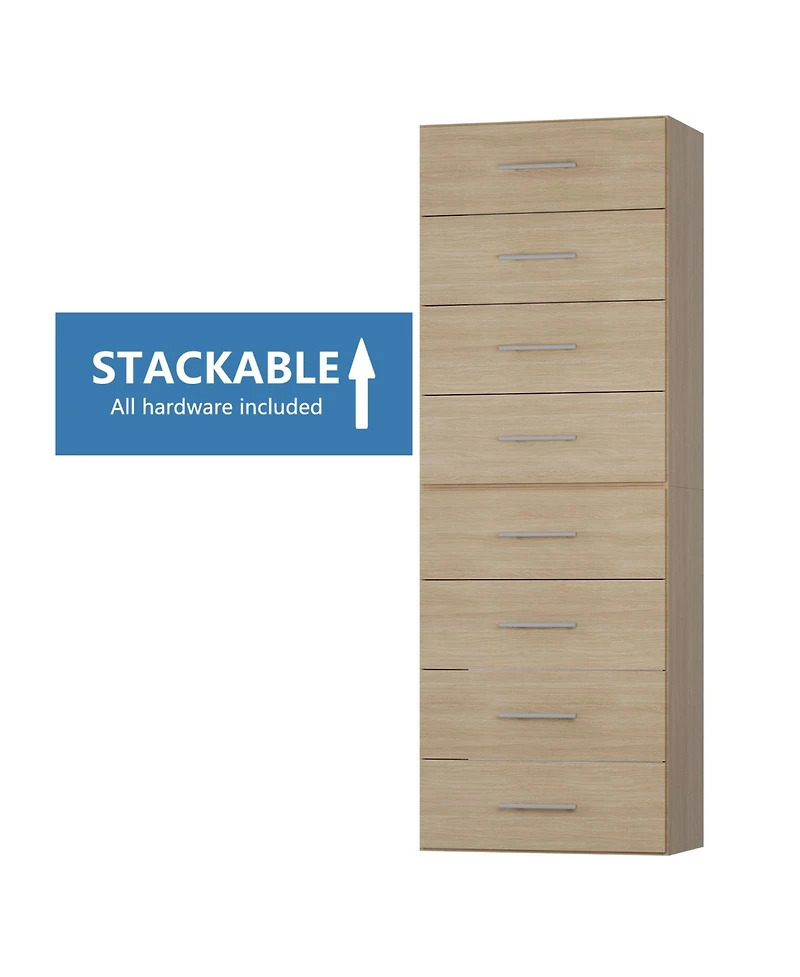 Lovmor 4 Drawer Short Tower for Closet Organizer Unit
