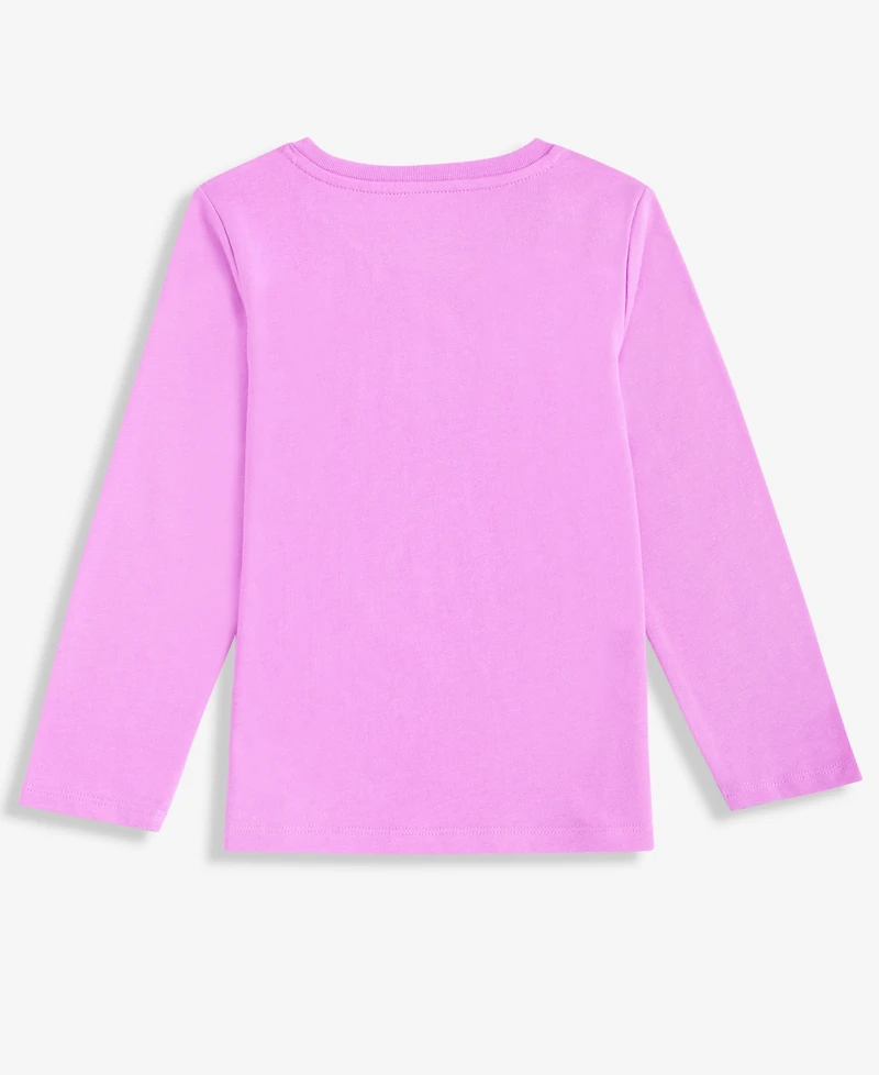 Epic Threads Girls Toddler 2T-4T Holographic Star Long-Sleeve T-Shirt, Macy's Exclusive