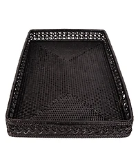 Artifacts Rattan Seca Design Rectangular Tray 21"