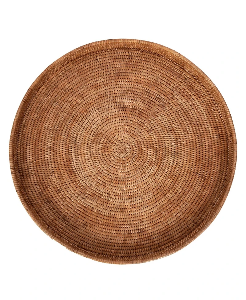 Artifacts Rattan Round Tray 28"