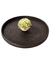 Artifacts Rattan Round Tray 28"