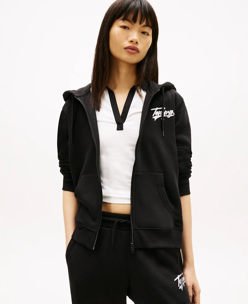 Tommy Jeans Women's Regular Full-Zip Hoodie