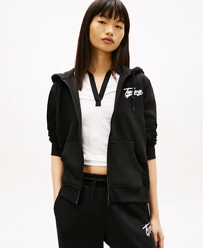Tommy Jeans Women's Regular Full-Zip Hoodie