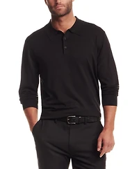 Vintage & Black Men's Long Sleeve Polo Sweater