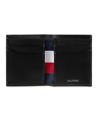 Tommy Hilfiger Men's Rfid Monogram Debossed Slimfold Wallet