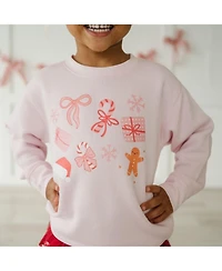 Sweet Wink Baby Girls Christmas Fun Sweatshirt