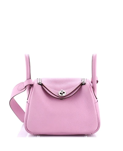Pre-Owned HERMA‰S Mini Lindy Bag Clemence