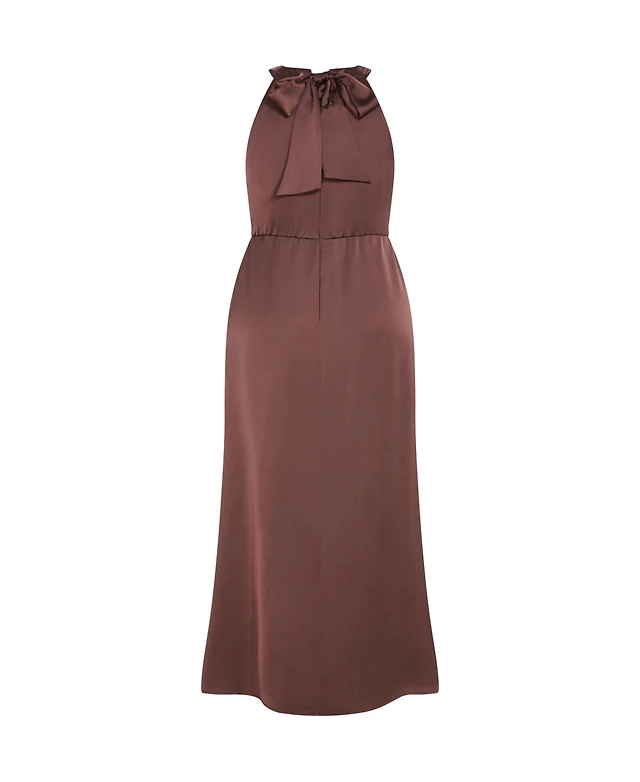 Forever 21 Women's Cutout Halter Maxi Dress Vanilla | MainPlace Mall Forever 21 Women's Cutout Halter Maxi Dress Vanilla | MainPlace Mall
