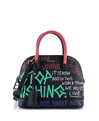 Pre-Owned Balenciaga Small Graffiti Ville Bag Leather