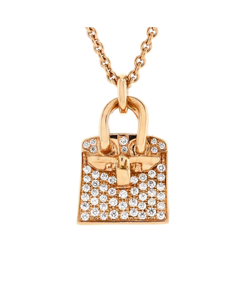 Pre-Owned Hermes Birkin Amulette Pendant Necklace