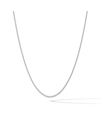 Vincero Men's Micro Cuban Chain Necklace 1.7mm in Sterling Silver Bonded with 14K Gold and Parrot Clasp - 21"