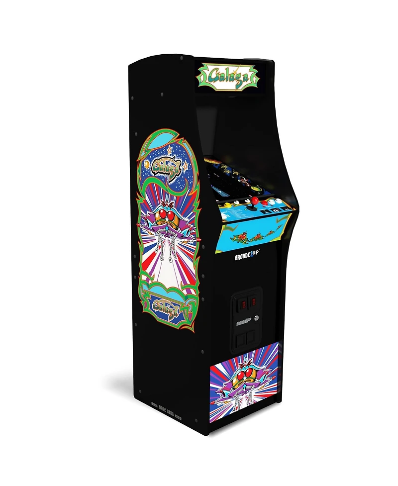 Arcade1Up Galaga Deluxe 14 in 1 Arcade Game Machine 5-Foot Stand-Up Cabinet