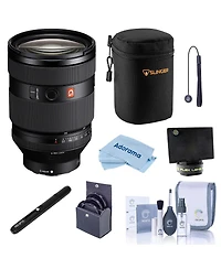 Sony Fe 28-70mm f/2 Gm Lens, Black, Bundle with Lens Case, 86mm Filter Kit, Lens Shade, Lens Pen Lens Cleaner, Cleaning Kit, Universal Cap Tether,