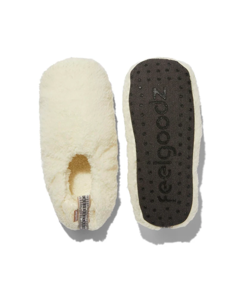 Feelgoodz Women's Slipper Socks | Indoor Faux Sherpa Cozy