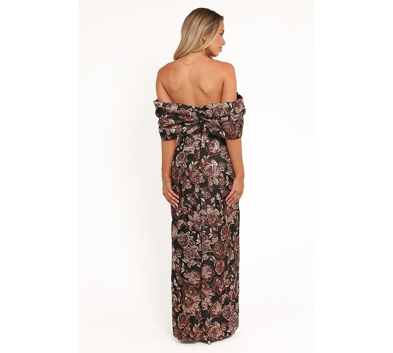 Petal and Pup Women's Lilia Maxi Dress - Black Floral
